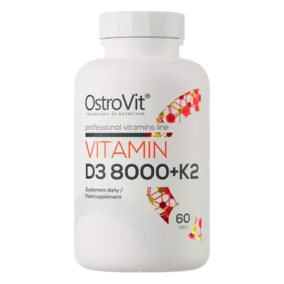 OstroVit Vitamin D3 8000IU + K2 - 60 tabletta 