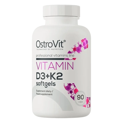 OstroVit - D3-Vitamin + K2-vitamin - 90 kapszula