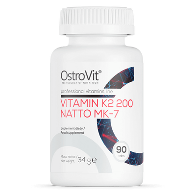 K2-Vitamin 200 Natto MK-7 - 90 tabl. - OstroVit