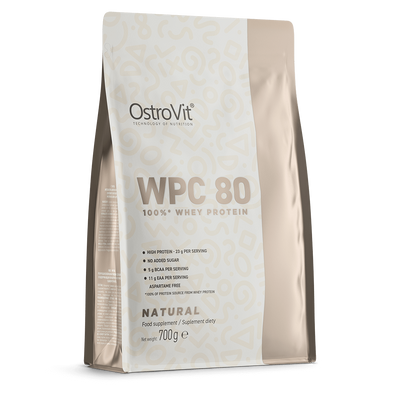 OstroVit- Whey Protein 80 - Ízesítetlen tejsavófehérje koncentrátum - 700 g