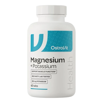 OstroVit Magnesium + Potassium - Magnézium + Kálium - 60 tabletta