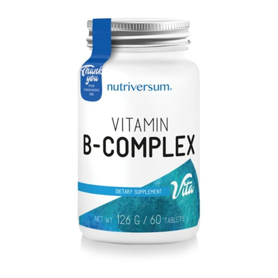 Nutriversum-B-complex, b-vitamin 7 féle B-vitaminnal