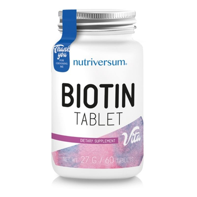 Biotin - B7-vitamin - H-vitamin - 60 db - Nutriversum