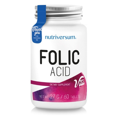  Nutriversum - Folic Acid - Folsav 60 tabletta