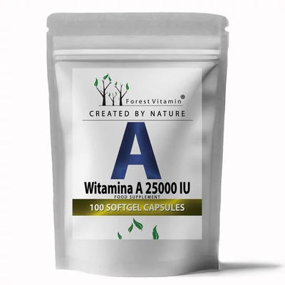 Forest Vitamin – A-vitamin 25 000 IU | 100 softgel kapszula