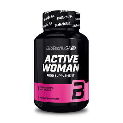 BiotechUSA - Active Woman 60 tabletta, női vitamin