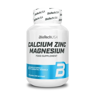 BiotechUSA - Calcium Zinc Magnesium - 100 tabletta