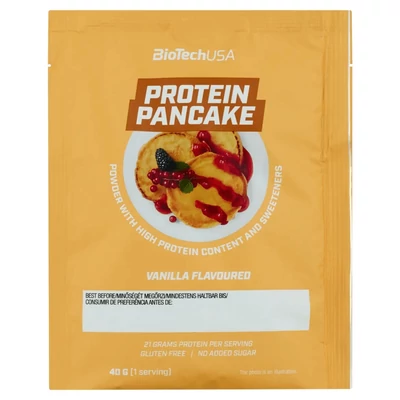 BiotechUSa - Protein pancake - proteines palacsinta - vanília - 40g