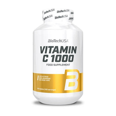 BiotechUSA C-vitamin 1000mg csipkebogyóval 100 tabletta