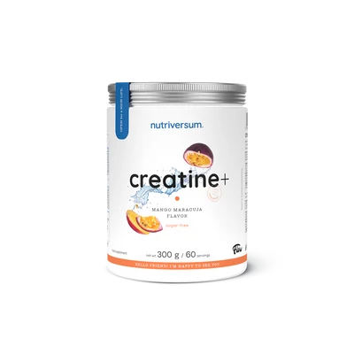 Nutriversum - Creatine+ Sugar Free - Mango-maracuja - Kreatin - 300 g