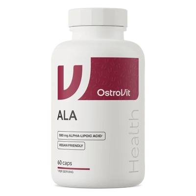 OstroVit ALA – Alfa-liponsav 590 mg – VEGÁN – 60 kapszula