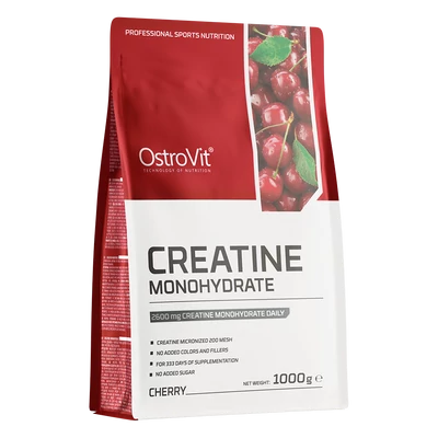 OstroVit - Creatine Monohydrate - Cseresznye - 1000 g