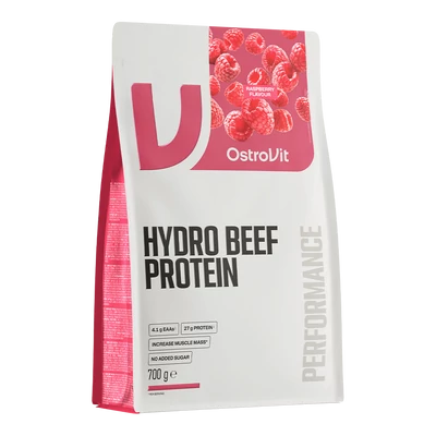 OstroVit Hydro Beef Protein - Málna - 700 g