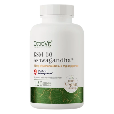OstroVit KSM-66 Ashwagandha® (vegán) 120 kapszula