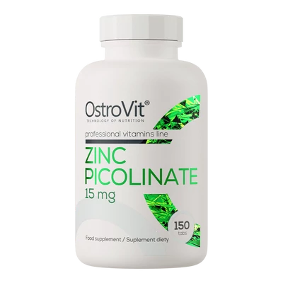 OstroVit - Zinc Picolinate - Cink-pikolinát - 150 tabletta