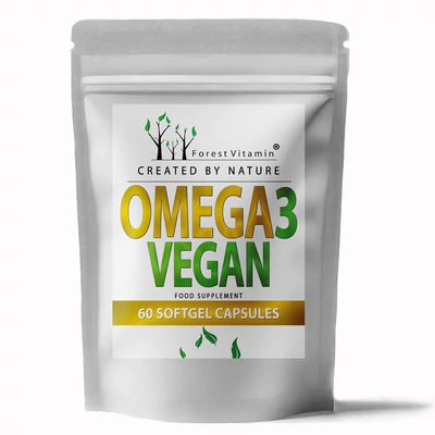 Forest Vitamin® Omega 3 Vegan – Vegán Omega 3 - 60 kapszula