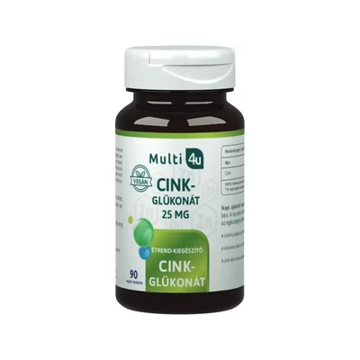 Multi 4U - Cink-glükonát (vegán) - 90 kapszula