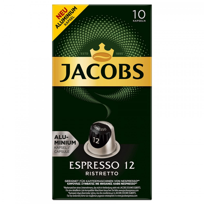 Jacobs Espresso Ristretto 12 -10db nespresso kompatibilis kávékapszula