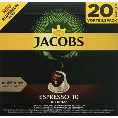 JACOBS ESPRESSO INTENSO 10 - 20db nespresso kávékapszula