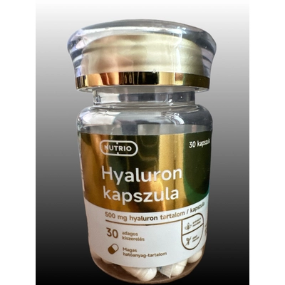 NUTRIO - HYALURON 500 MG - Hialuronsav kapszula - 30 kapszula