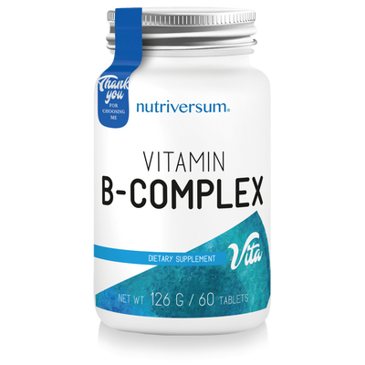 Nutriversum-B-complex, b-vitamin 7 féle B-vitaminnal