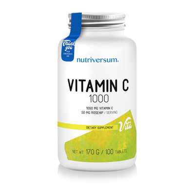 Nutriversum - C-vitamin 1000mg + csipkebogyó - 100db