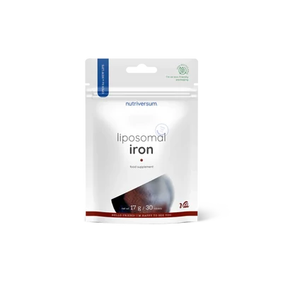 Nutriversum - Liposomal Iron - Liposzómás vas - 30 tabletta 