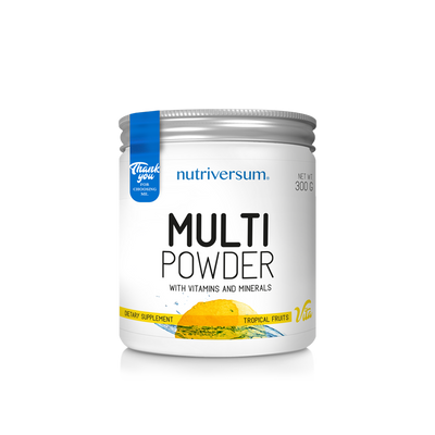 Nutriversum - Multi Powder - trópusi gyümölcs - 300 g 