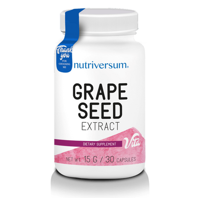 Nutriversum Grape Seed -  szőlőmag kivonat - 30 kapszula