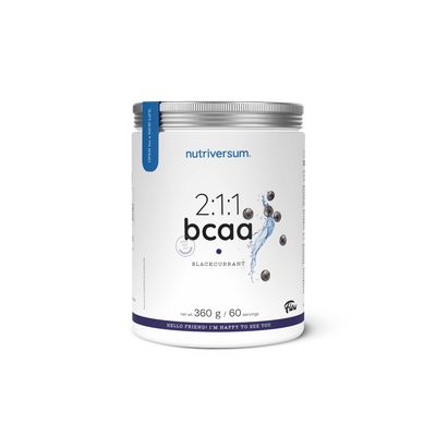 Nutriversum - BCAA - feketeribizli ízű aminosav por - 360g
