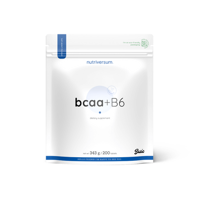 Nutriversum BCAA tabletta, 200db BCAA tartalmú tabletta, B6 vitaminnal kiegészítve.