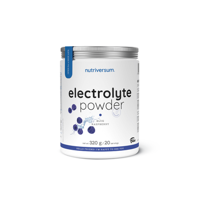 Nutriversum - Electrolyte Powder - Kék málnás - 320 g
