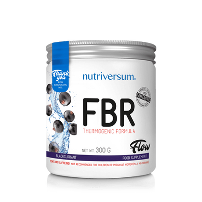 Nutriversum FBR - poros zsírégető - feketeribizli ízű - 300g