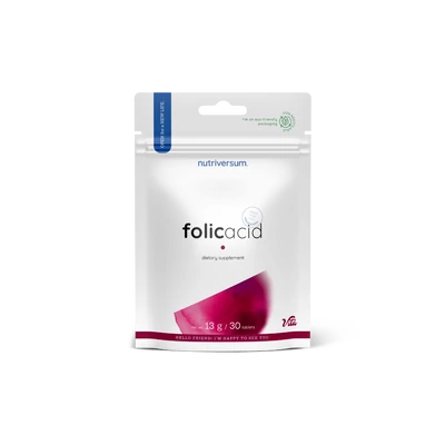 Nutriversum - Folic Acid - Folsav - 30 tabletta