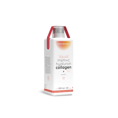 Nutriversum MSM+C Hyaluron Collagen Liquid - mangó ízű - 500 ml