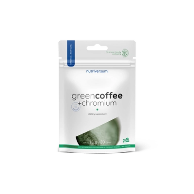 Nutriversum - Green Coffee + Chromium - Zöld kávé + króm - 30db