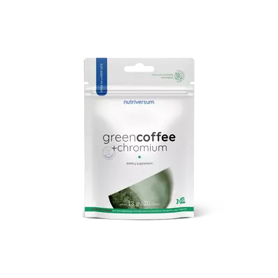 Nutriversum - Green Coffee + Chromium - Zöld kávé + króm - 30 tabletta