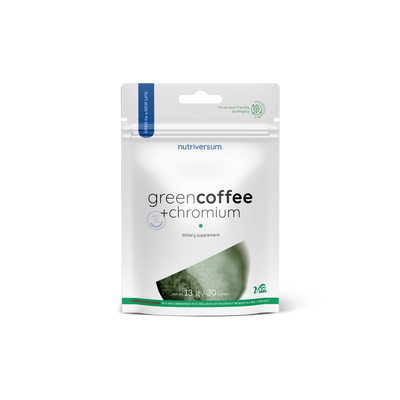 Nutriversum - Green Coffee + Chromium - Zöld kávé + króm - 30 tabl.