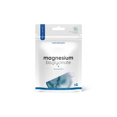 Nutriversum - Magnesium bisglycinate - magnézium-biszglicinát - 60 db