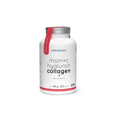 Nutriversum - MSM+C Hyaluron Collagen - 120 kapsz.