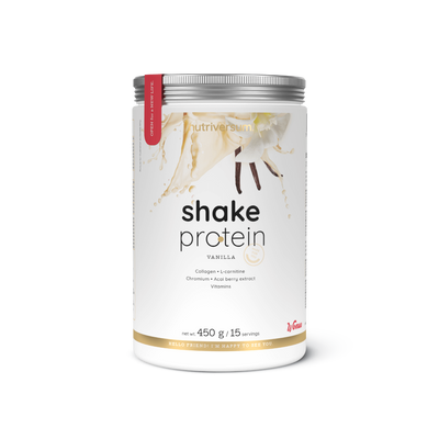 Nutriversum - Shake - Étkezéshelyettesítő - vanília ízű - 450 g
