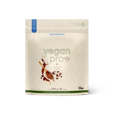 Nutriversum Vegan Protein - Pea and rice protein - vegán fehérje , zöldborsó és rizs fehérjéből - 500g