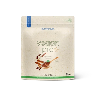 Nutriversum - Vegan Protein - Csokoládé-fahéj (stevia) - 500g