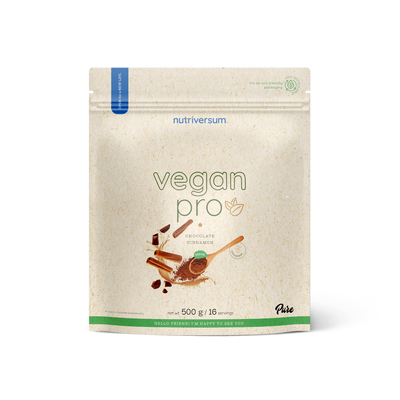 Nutriversum - Vegan Protein - Csokoládé-fahéj (stevia) - 500g