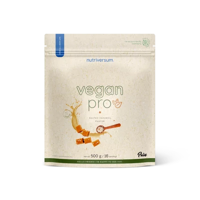 Nutriversum - Vegan Protein - Vegán Fehérje - Sós karamella - 500g