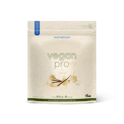 Nutriversum - Vegan Protein - Vegán Fehérje - Vanília - 500g