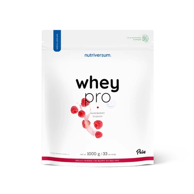 Nutriversum - Whey Pro - Fehérje koncentrátum - Málna-joghurt - 1kg