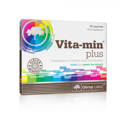 Olimp - Vita-Min Plus - Multivitamin - 30 kapszula
