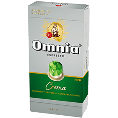 Omnia - nespresso - espresso crema - kávékapszula -10db kávékapszula