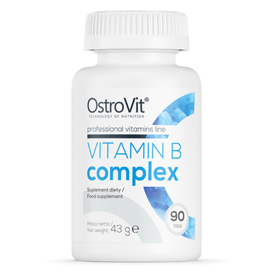 Ostrovit B-complex, b-vitamin komplex, minden B-vitamin megtalálható benne, tablettás étrend-kiegészítő